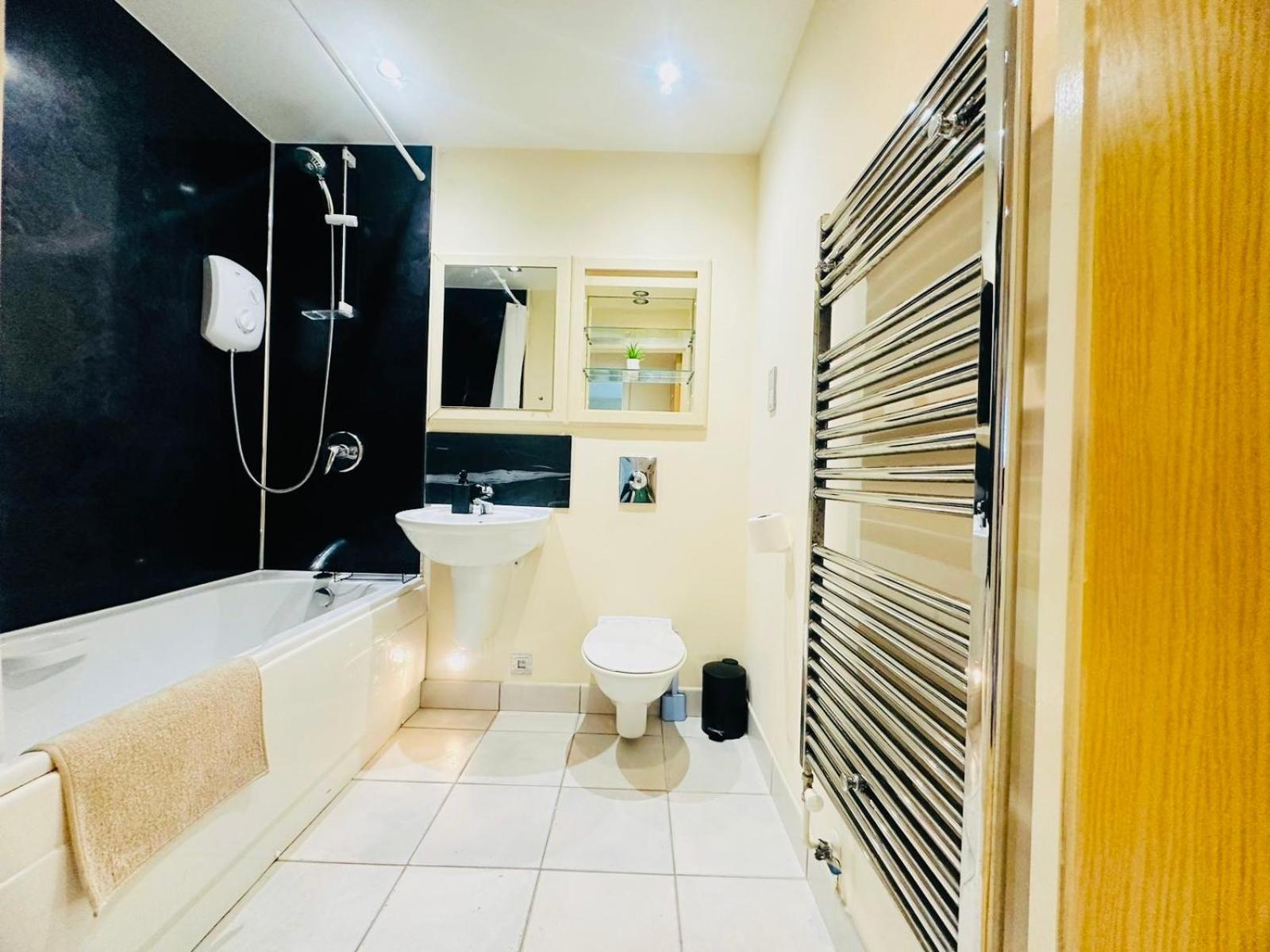 Modern 2bed 2bath Canary Wharf - Upto 5 Person